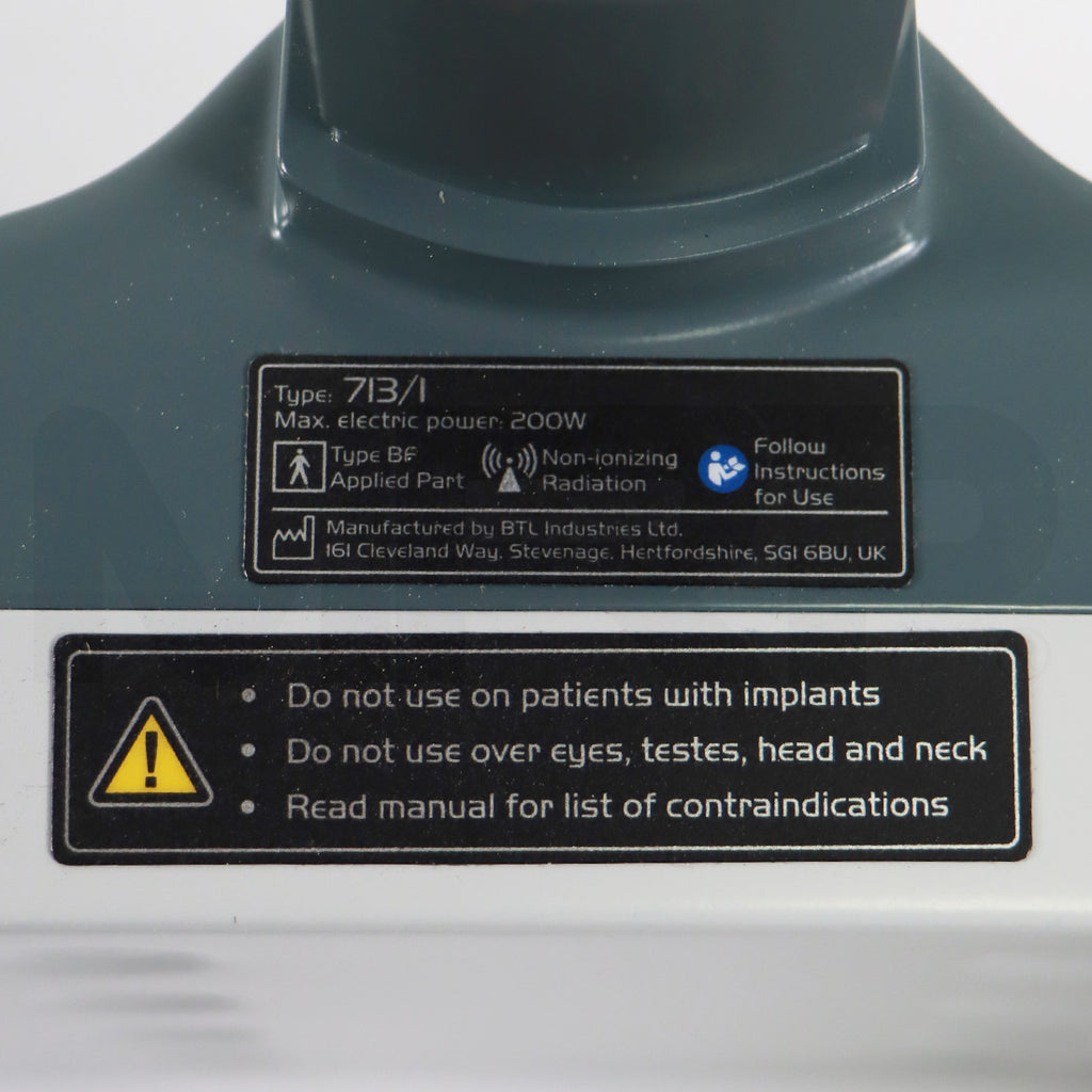 2015 BTL Vanquish ME Core Applicator Body Contour Device System