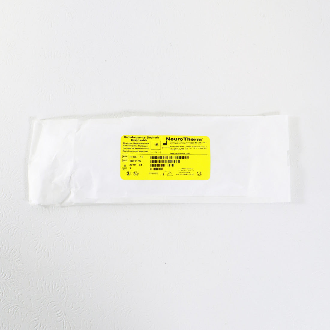 Thermi Aesthetics ThermiRF RFDE-15 Radiofrequency Electrode Disposable