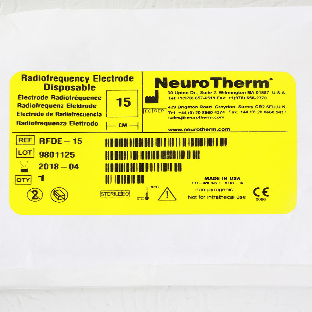 Thermi Aesthetics ThermiRF RFDE-15 Radiofrequency Electrode Disposable