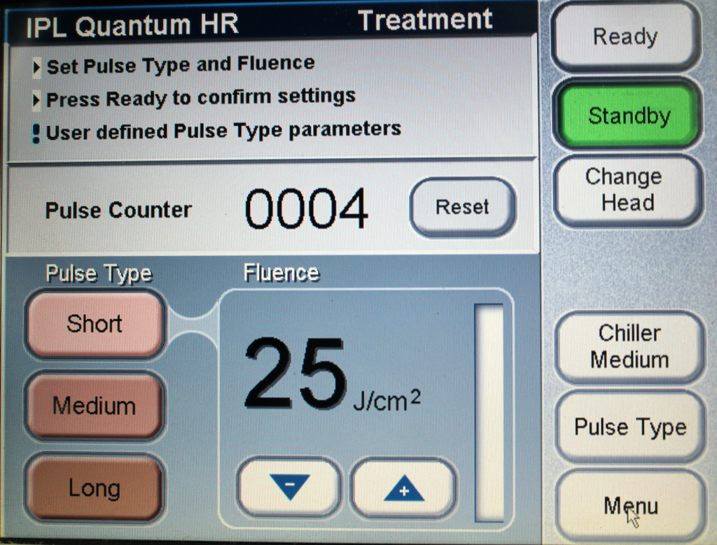 Lumenis Laser IPL Quantum HR 695 IPL Hair Removal Handpiece Only 4 Shots