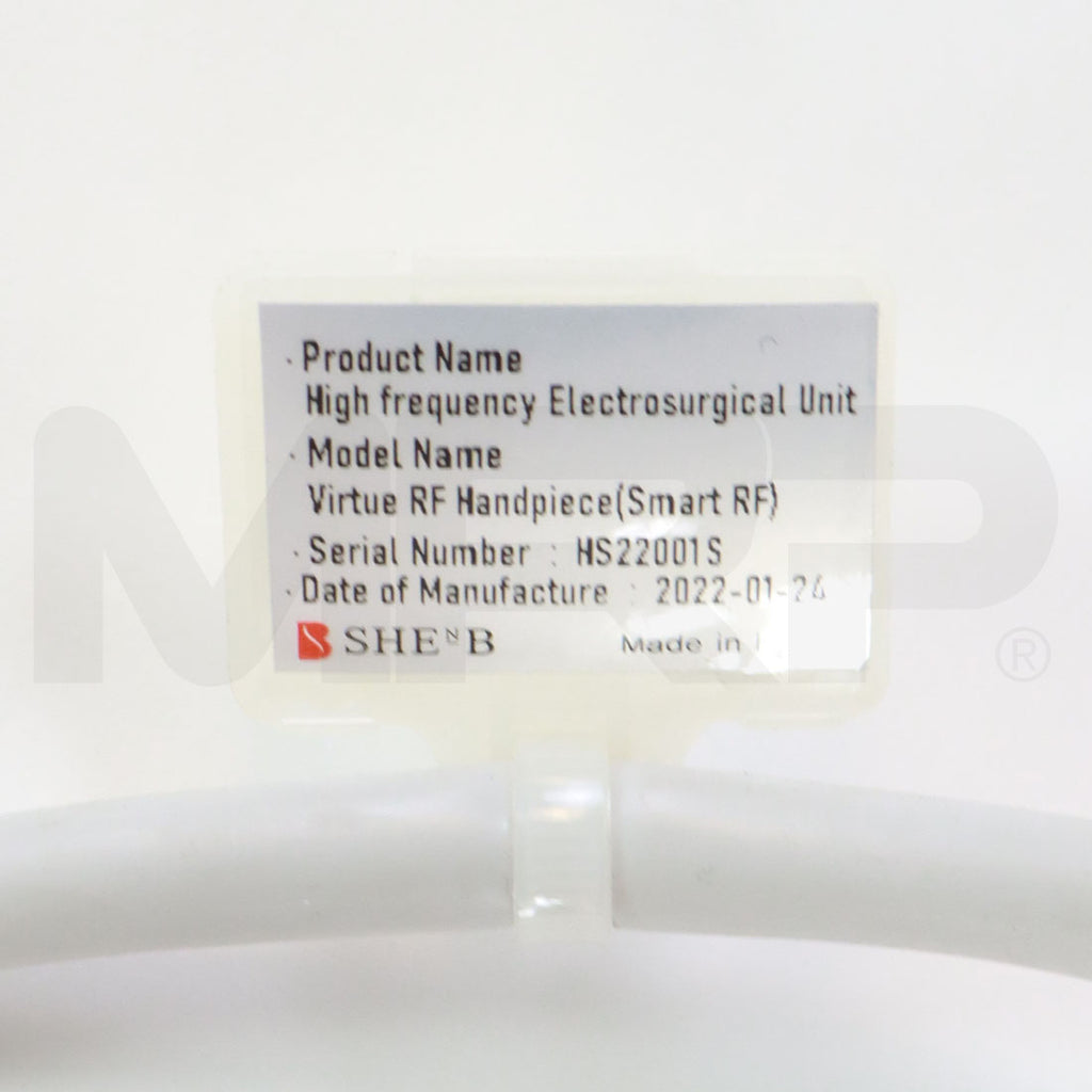 2021 Cartessa ShenB Virtue RF System Handpiece Serial