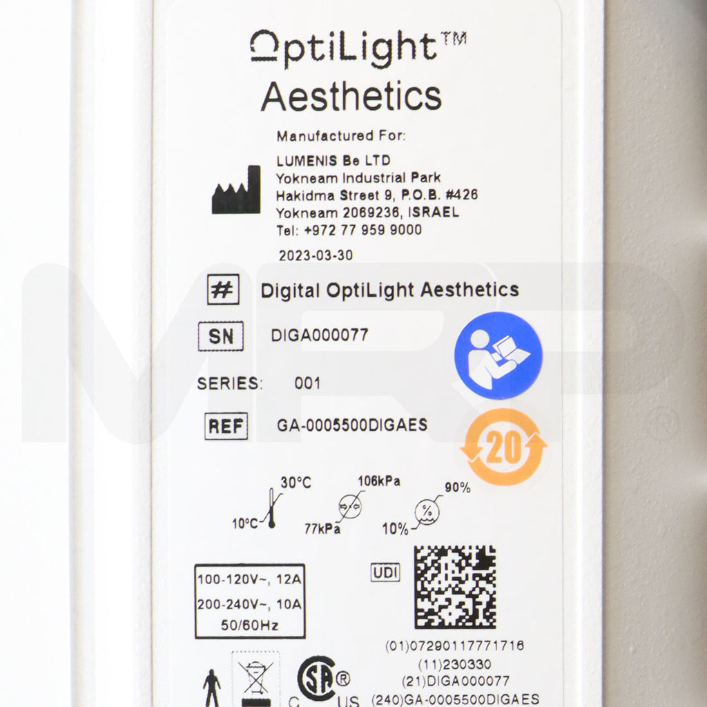 2023 Lumenis OptiLight Non-Invasive Pulse Technology IPL System