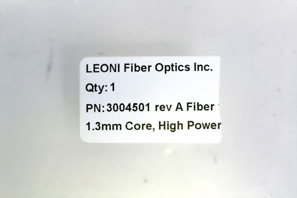 Cutera Laser Fiber Optic Guide 1.3mm Core High Power P/N: 3004501 Leoni Optics