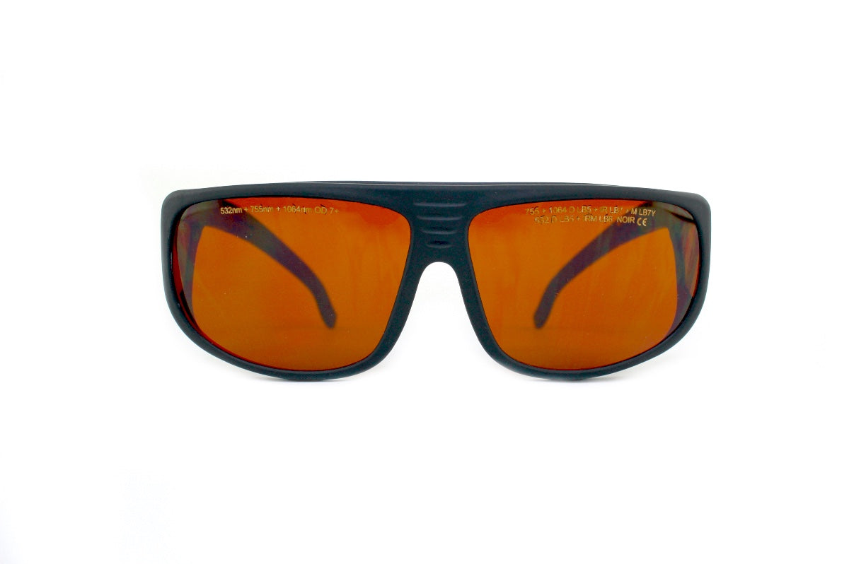 NoIR Laser Operator Eyewear Safety Glasses FD NdYAG KTP 532nm - 1064 OD 7+