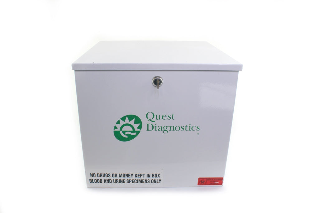 Specimen Lock Box Large Scientific Insulated Box, Key Lock, Steel Single Door
