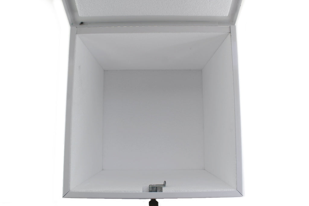 Specimen Lock Box Large Scientific Insulated Box, Key Lock, Steel Single Door