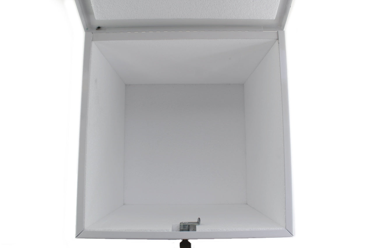 Specimen Lock Box Large Scientific Insulated Box, Key Lock, Steel Single Door