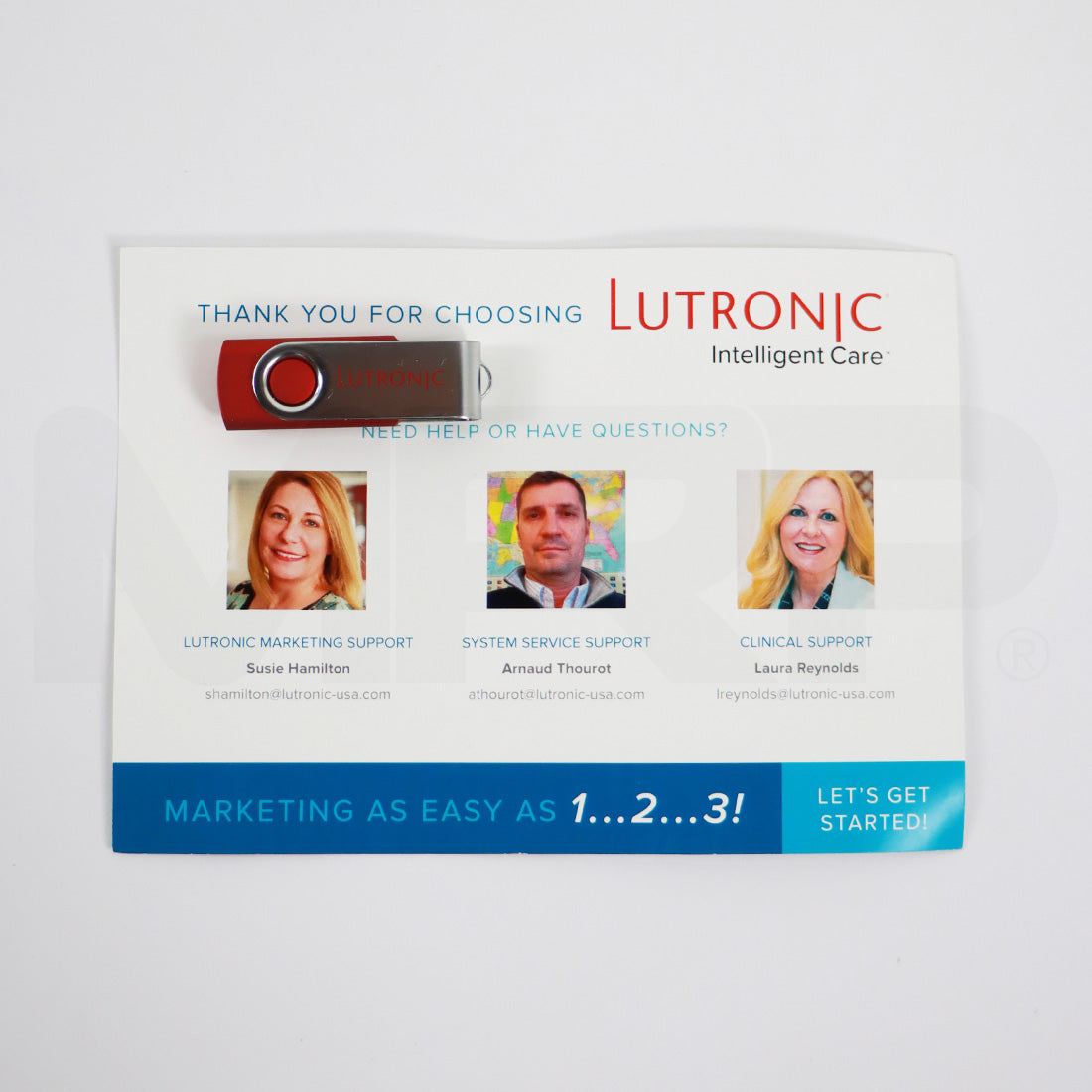 Lutronic Digital Content Patient Marketing Kit Thumb Drive USB