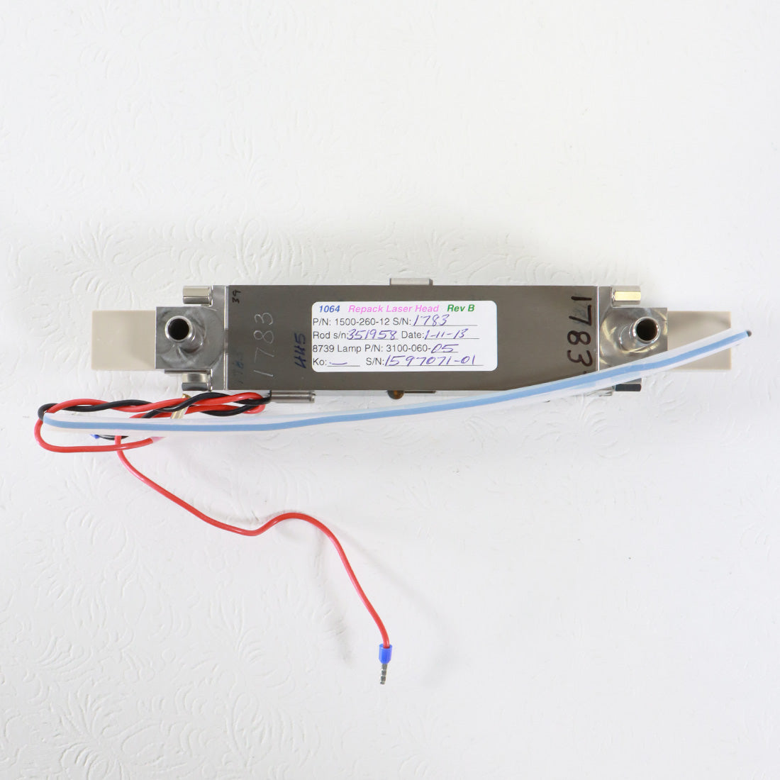 Sciton Profile Erbium Laser 1064nm Head Brick Cavity Assembly As-Is 1500-260-12