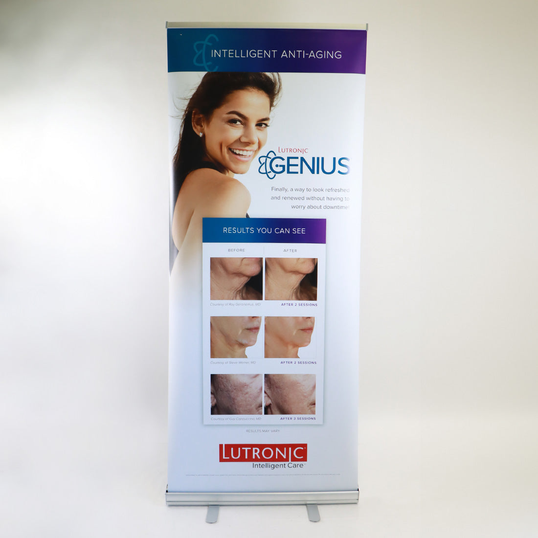 Lutronic Genius Intelligent Anti-Aging Results You Can See Marketing Banner