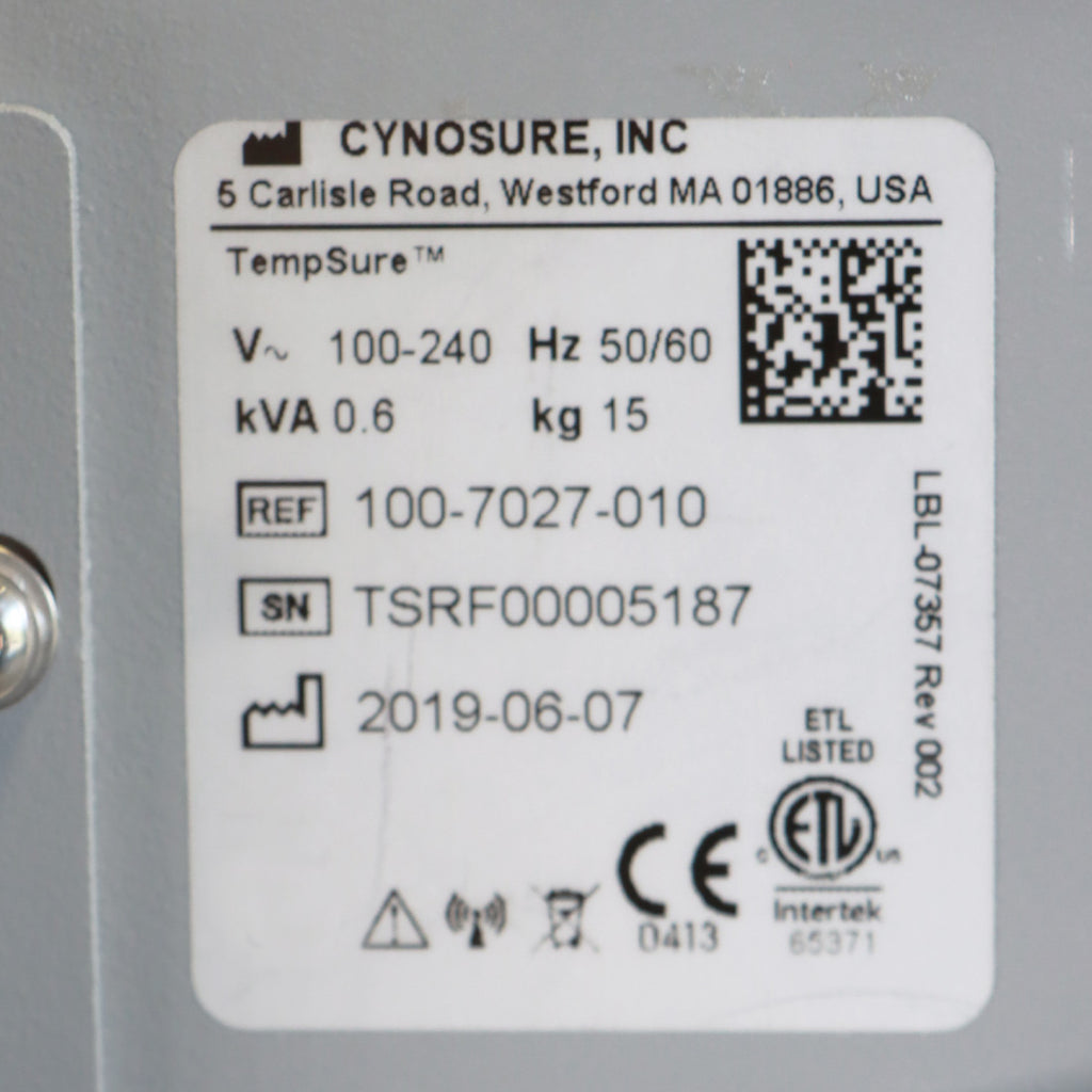 2019 Cynosure Ellman TempSure-RF 100-7027-010 Skin Tightening System