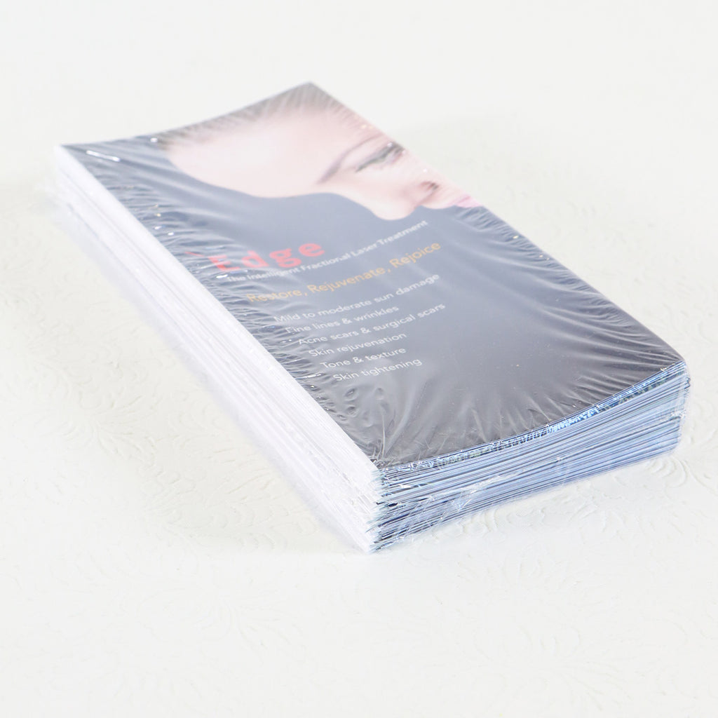 Jeisys Medical Edge Restore, Rejuvenate, Rejoice Marketing Trifold Pamphlet x50