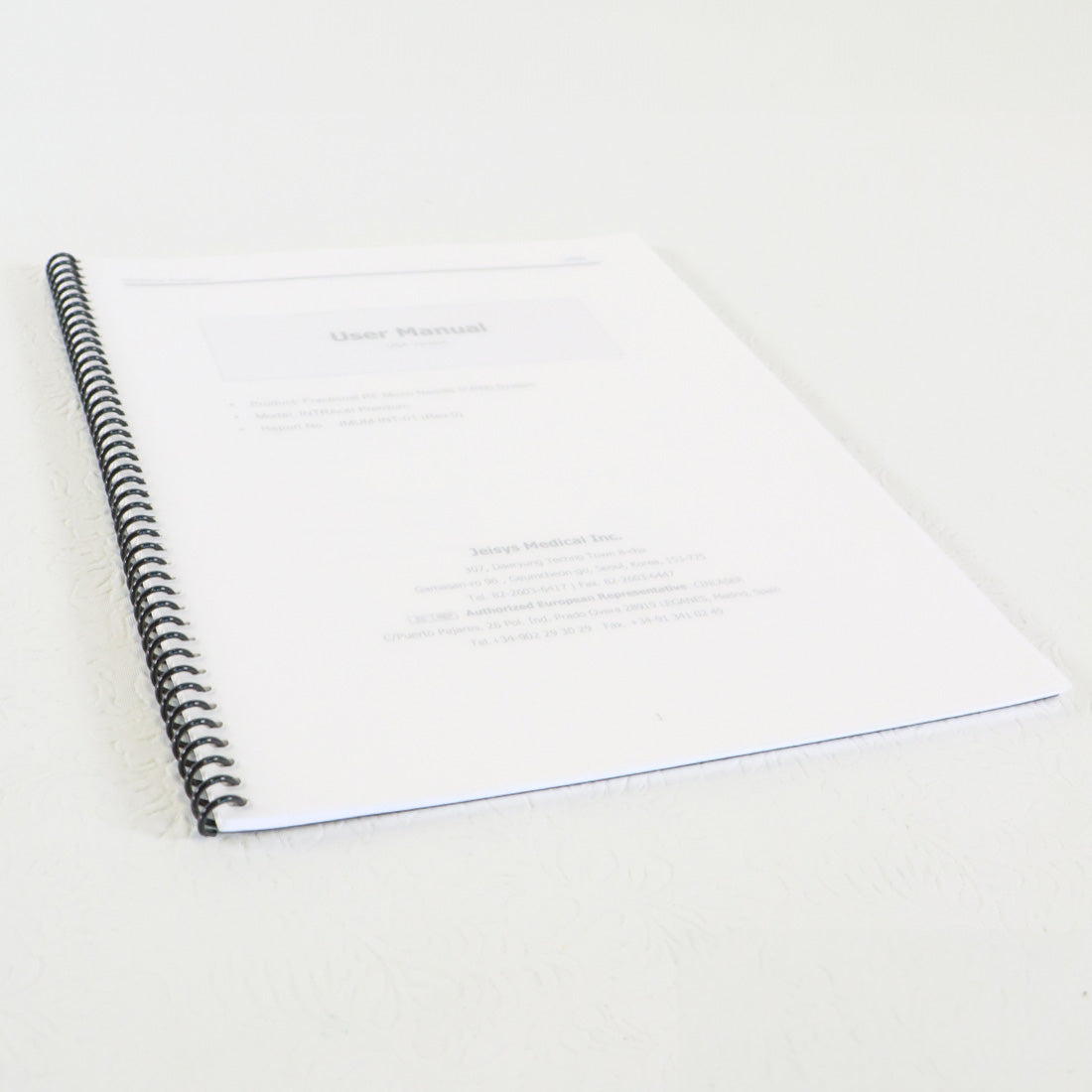 Jeisys Medical INTRAcel Premium User Manual USA Version JMUM-INT-01
