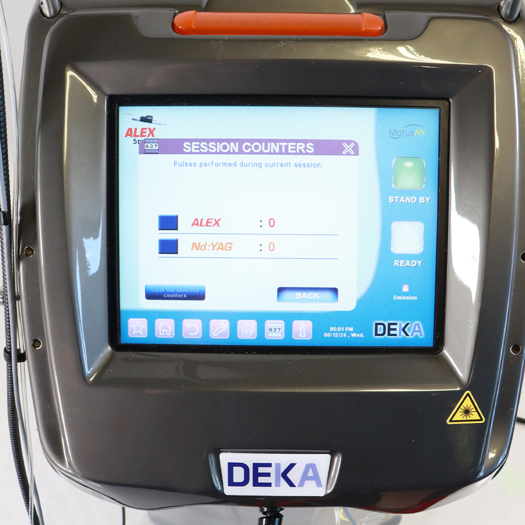 2021 DEKA Motus AY Laser Nd YAG Alex 755nm 1064nm Hair Removal Motus AY
