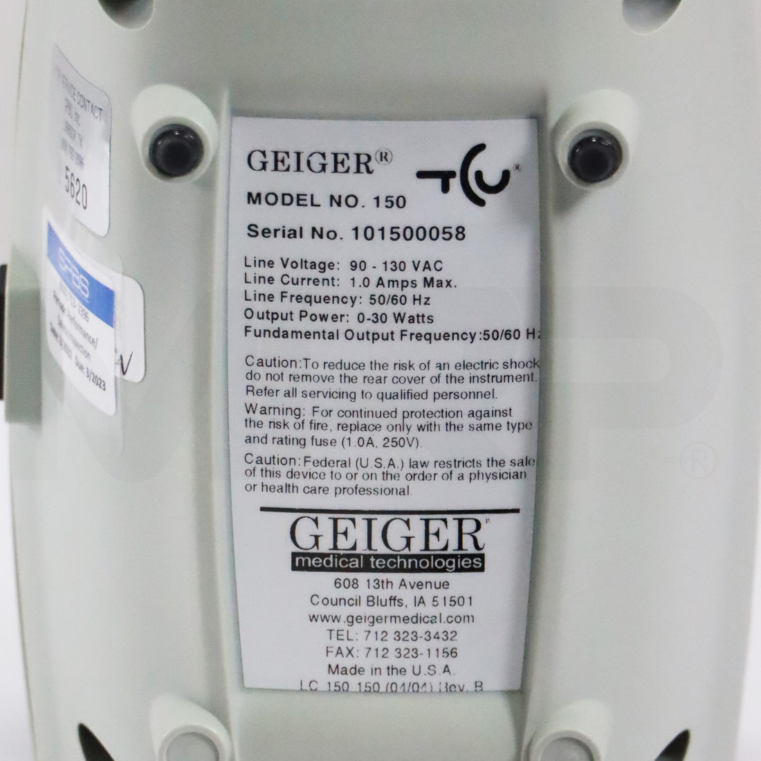 Geiger Medical Technologies RF Electrode Thermal Cautery Unit