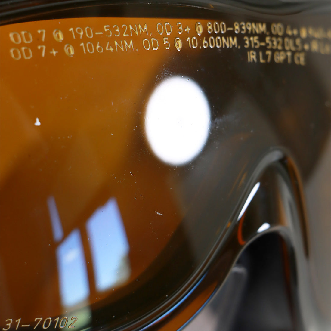 Honeywell Hair Removal Laser Operator Safety Eyewear Orange Goggles 31-70102