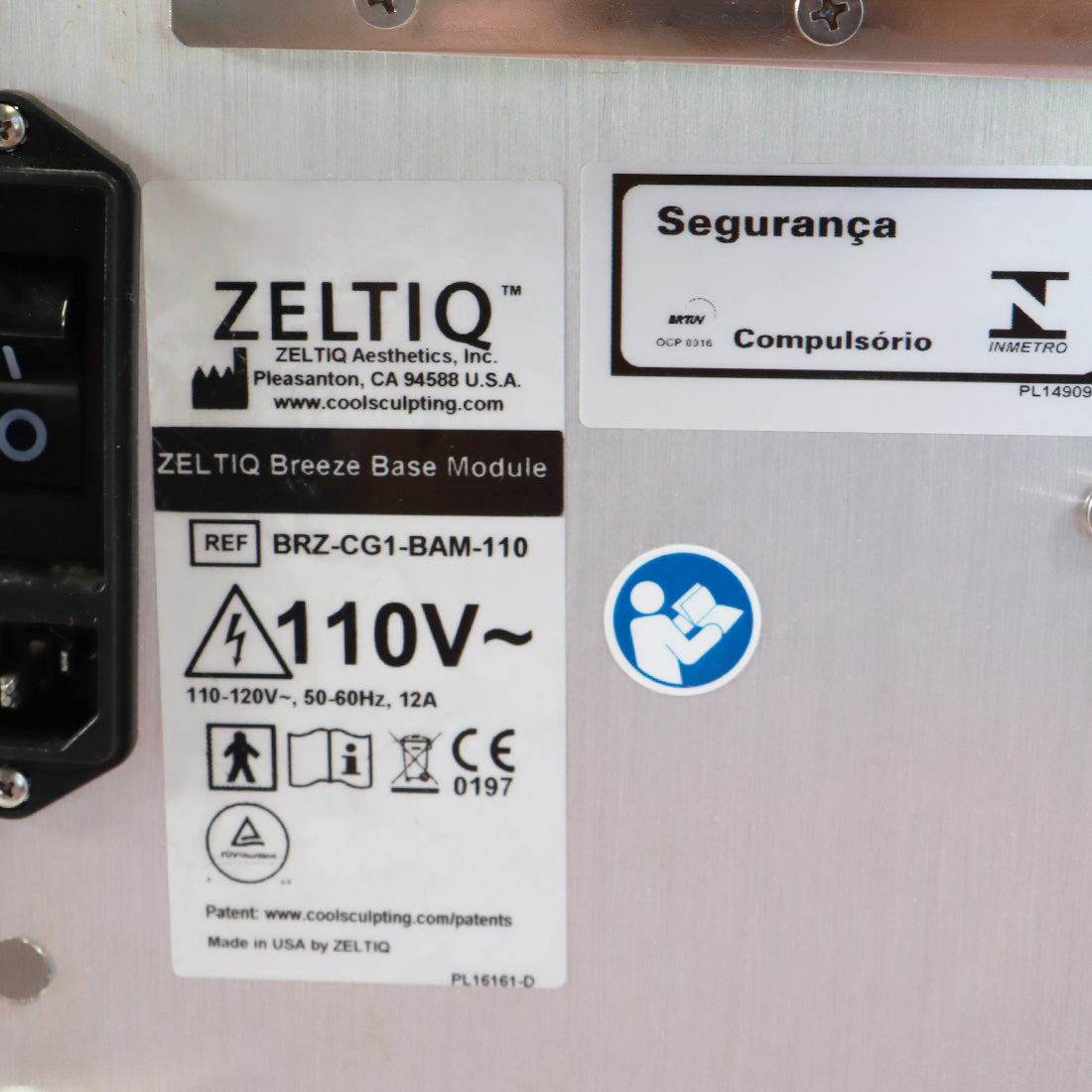 2017 Zeltiq CoolSculpting Body Contouring Cryolipolysis System
