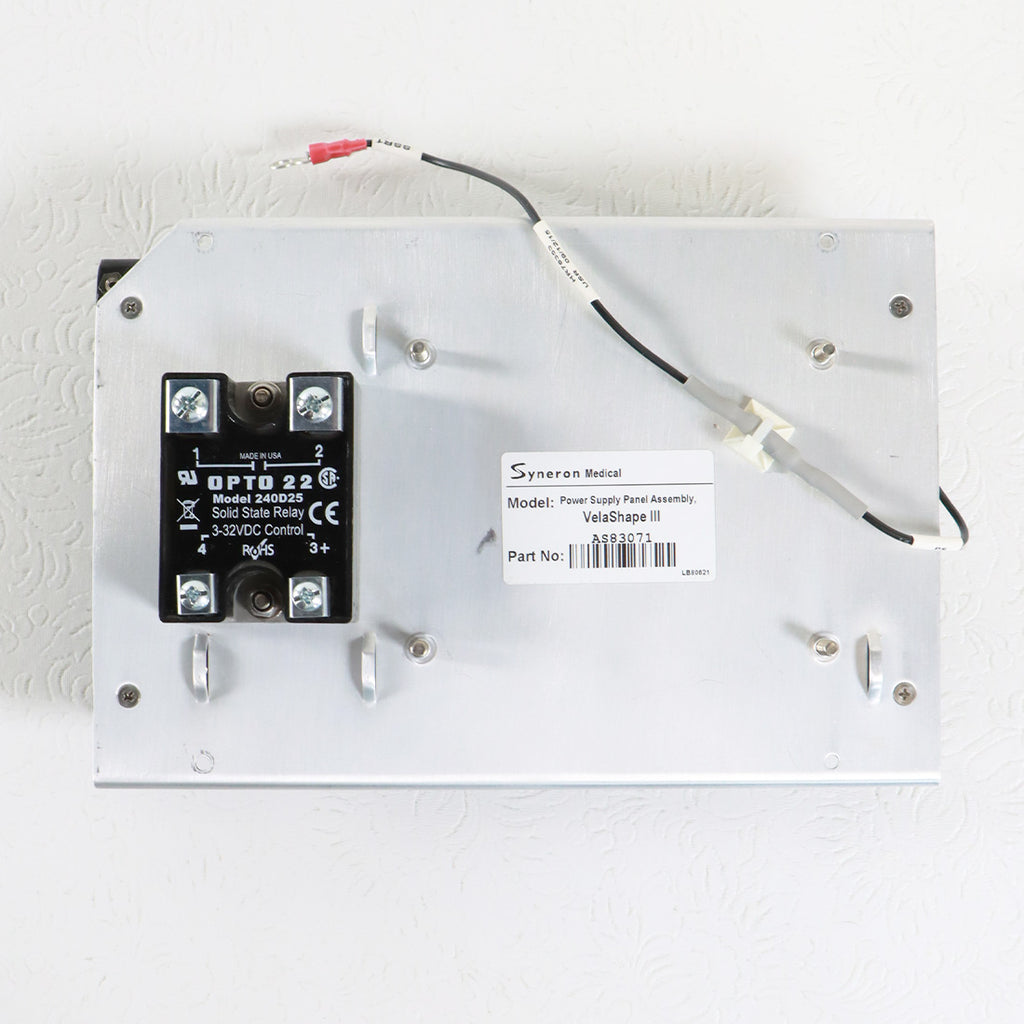 Syneron Medical Velashape III Power Supply Panel Assembly Parts As-Is AS83071