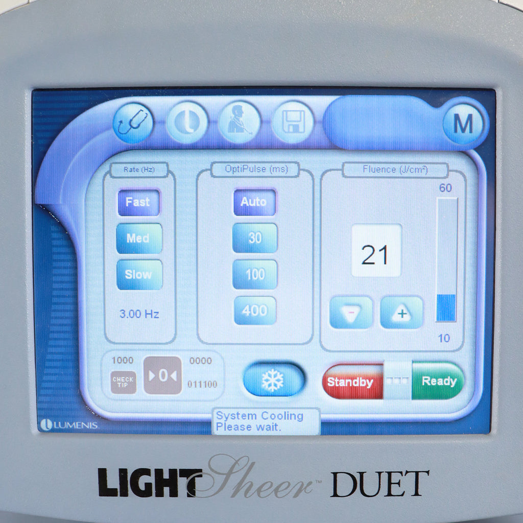 2007 Lumenis LightSheer Duet Laser System 810nm Diode HS ET Hair Removal HR
