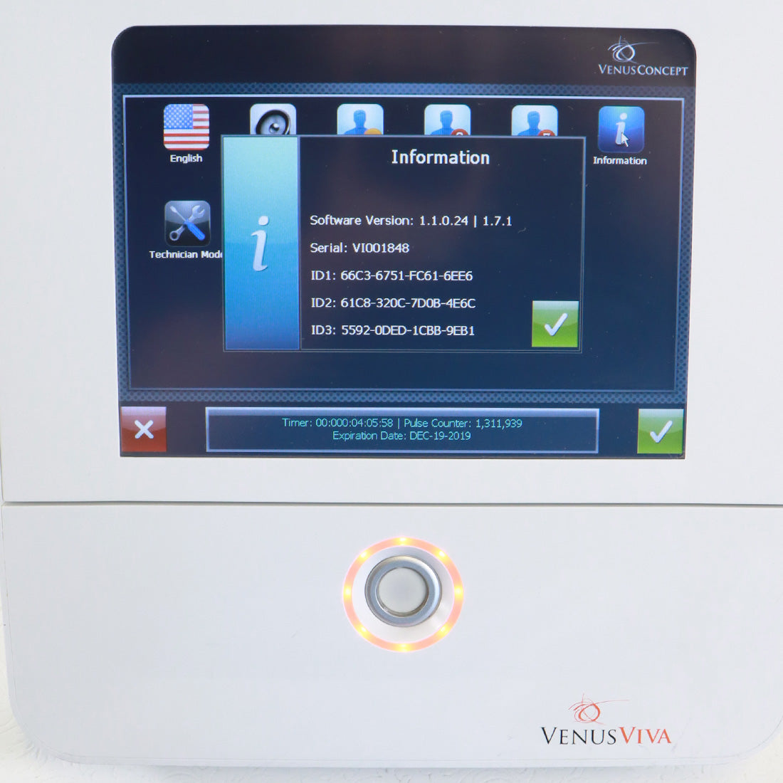 Venus Concept Venus Viva Fractional RF Skin Resurfacing Scars VenusConcept