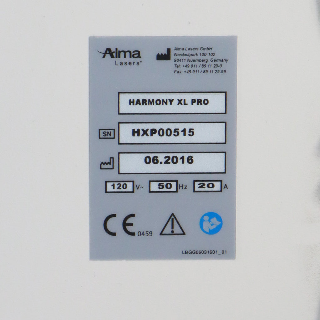2016 Alma Harmony XL Pro IPL Laser Hair Removal Acne Skin Resurfacing System