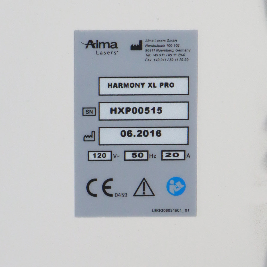 2016 Alma Harmony XL Pro IPL Laser Hair Removal Acne Skin Resurfacing System