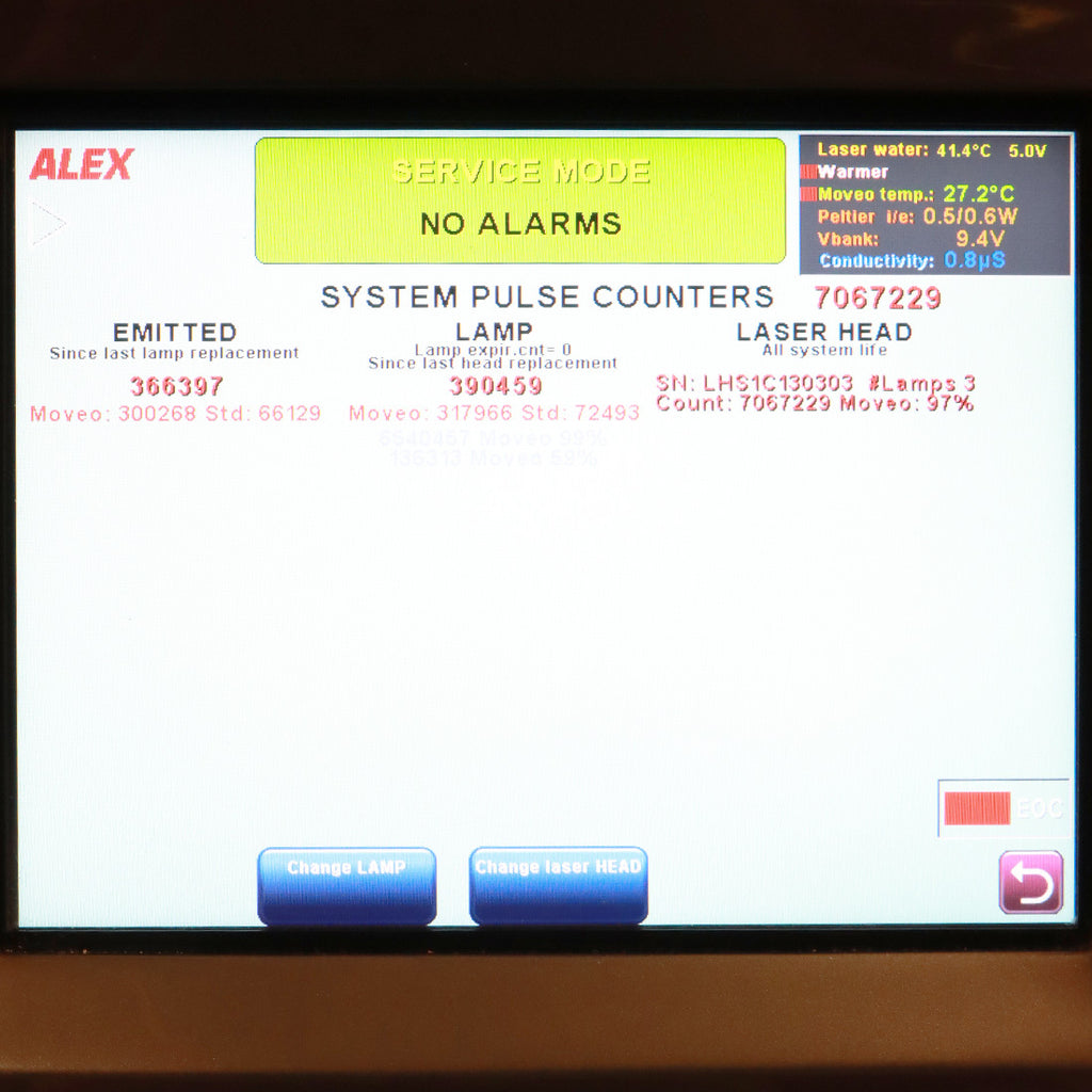 2021 DEKA Motus AY Laser Nd YAG Alex 755nm 1064nm Hair Removal System