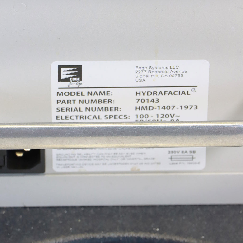 2013 Edge Systems Hydrafacial Skin Treatment Hydradermabrasion 70143