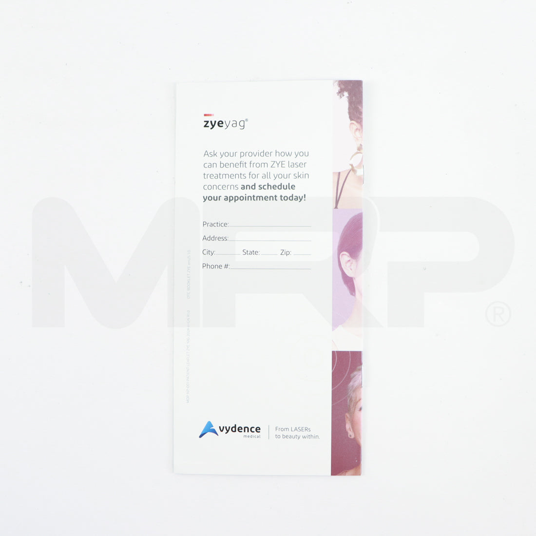 Vydence Medical Zyeyag Leaflet Brochure Back
