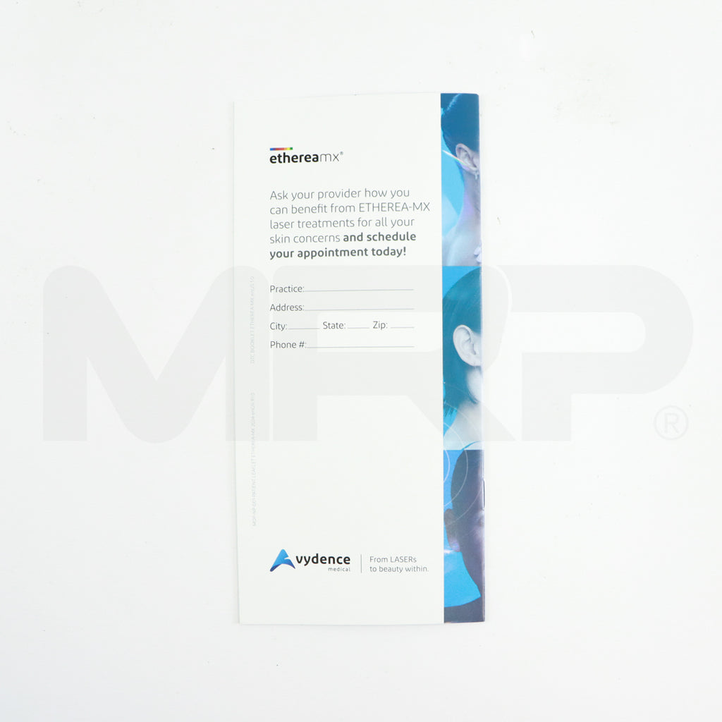 Vydence Medical Etherea-MX Leaflet Brochure Back