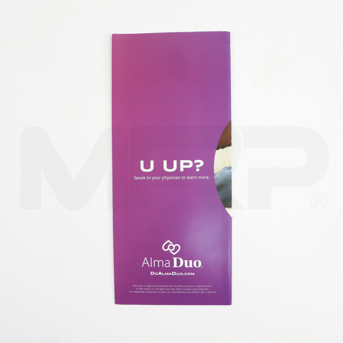 Alma Duo "Treatment For Men" Patient Brochure Back