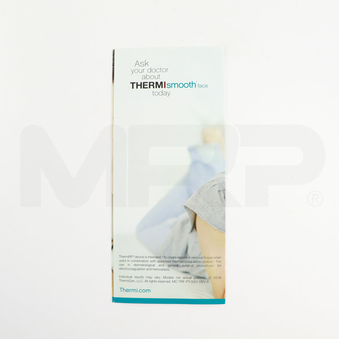 THERMIsmooth Face Marketing Patient Brochure Back