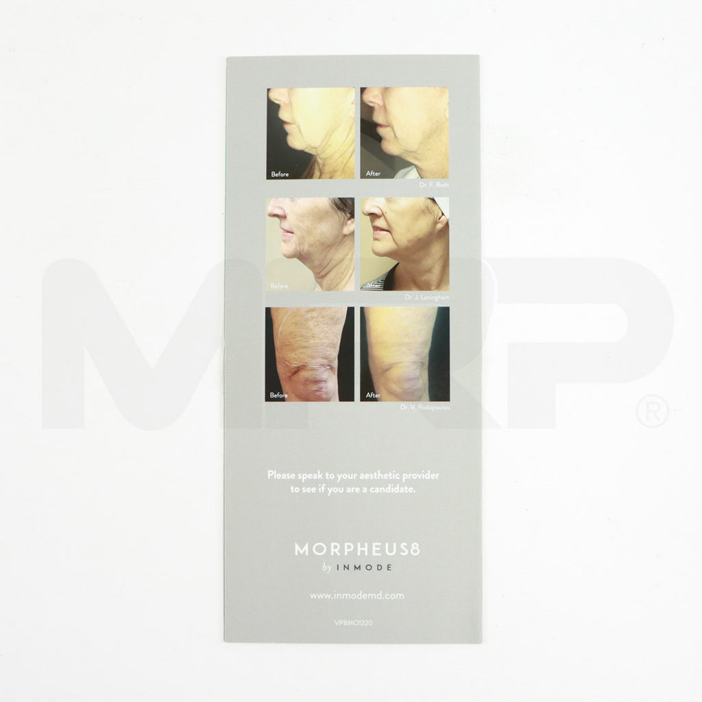 InMode Morpheus8 "Remodel Your Face & Body" Patient Brochure Back