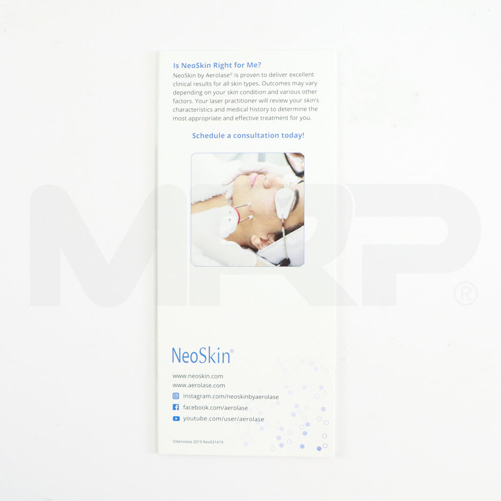 Aerolase NeoSkin Marketing Patient Brochure Back