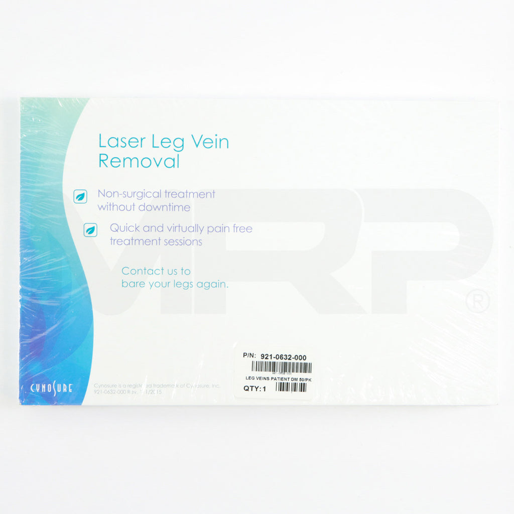 Cynosure Laser Leg Vein Removal Marketing Flyer, 50-Pack Back