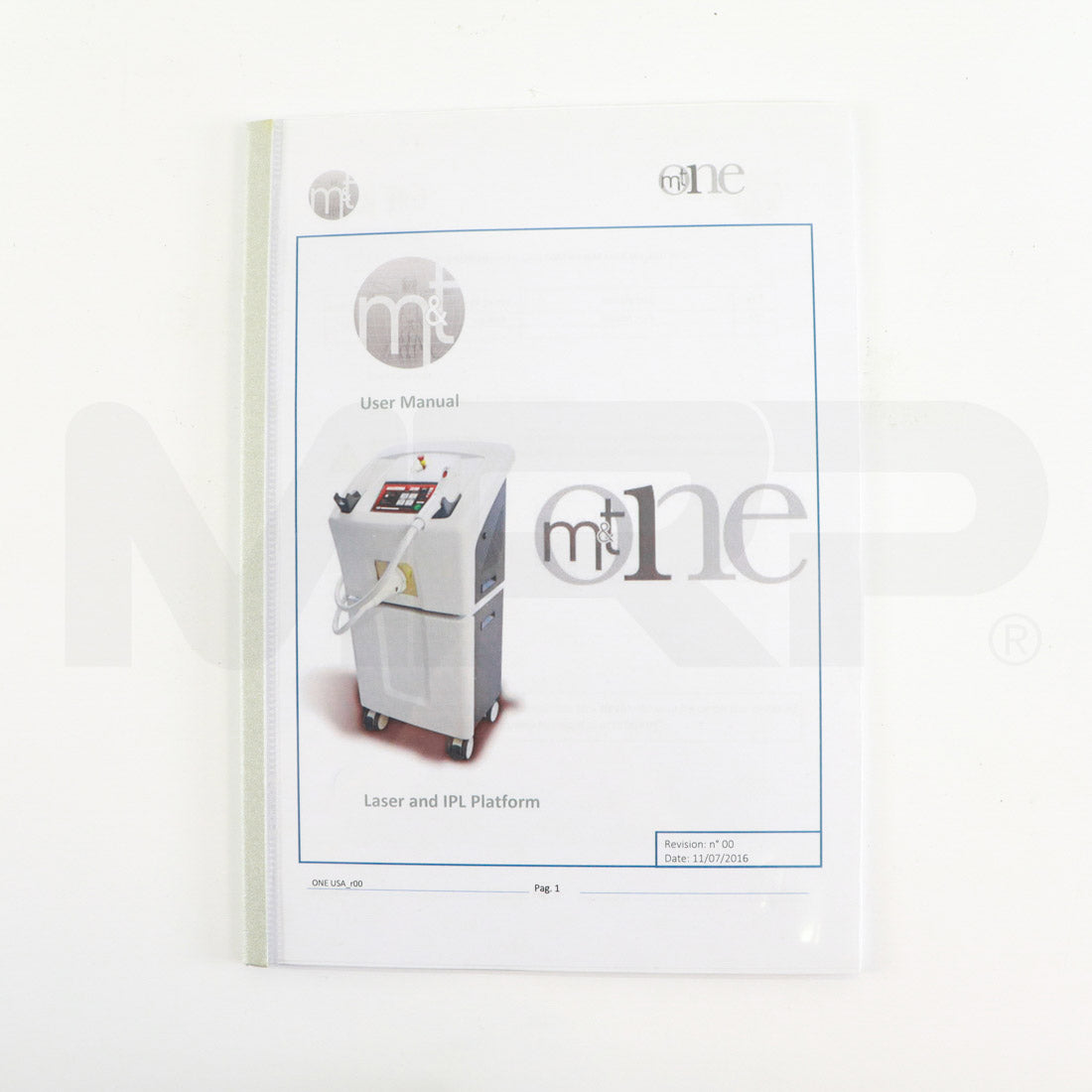 M&T One Laser and IPL Platform User Manual