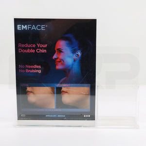 BTL EMFace "Reduce Your Double Chin" Marketing Display Brochure Holder