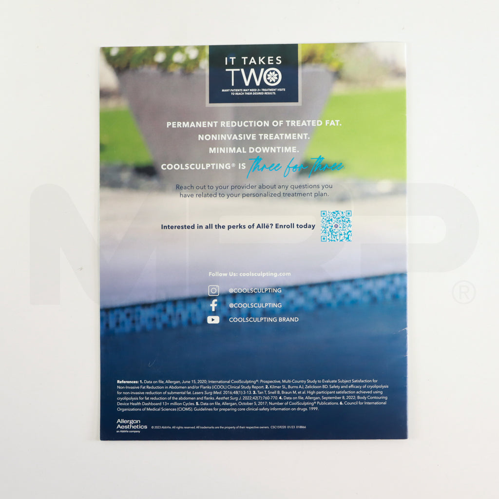 Coolsculpting Guide to Treating and Eliminating Stubborn Fat Booklet Back