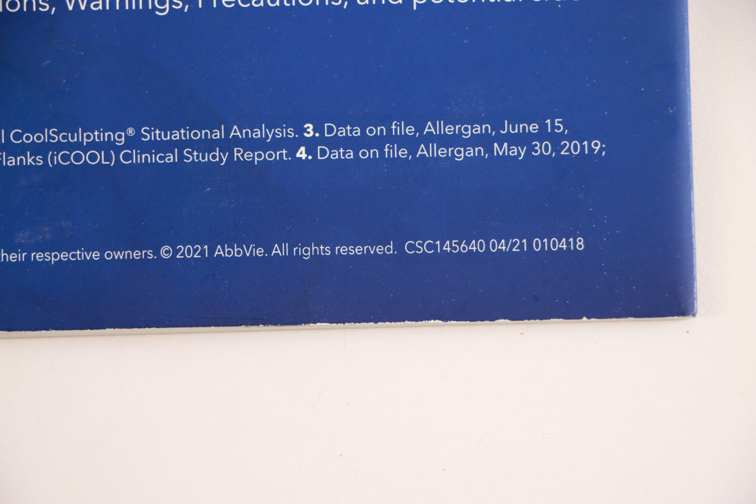 Zeltiq Coolsculpting Treat to Complete 2.0 Marketing Guide Label