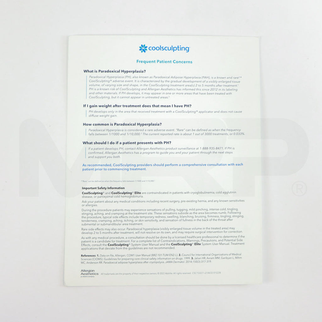 Zeltiq CoolSculpting Identifying Paradoxical Hyperplasia Guide Back