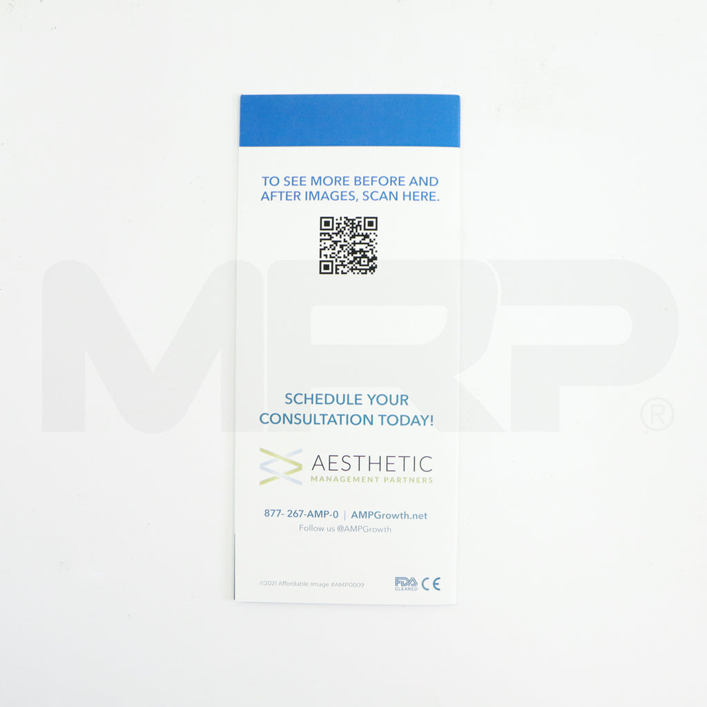 AGNES Precision RF "Amplify Your Beauty" Marketing Patient Brochure Back
