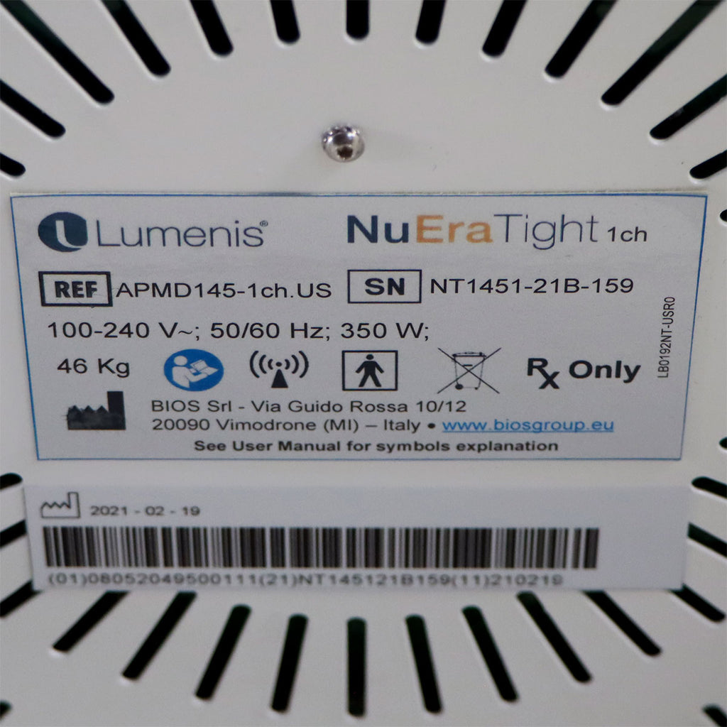 2021 Lumenis NuEra Tight All-in-One RF Skin Tightening Body Sculpting APMD145-1