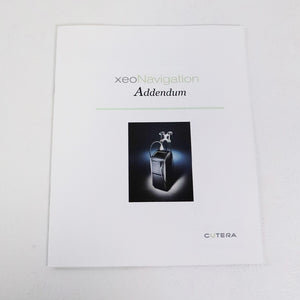 Cutera Xeo Navigation Addendum Manual D0493 REV. A