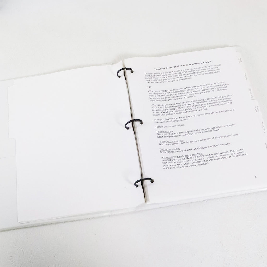 Cutera Success Essentials Aesthetic Practice Marketing Assistance Book