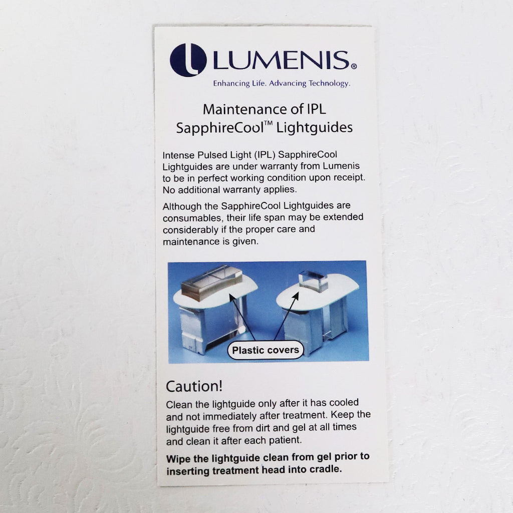 Lumenis Lightguides ExpertFilters Maintenance Operator Guides