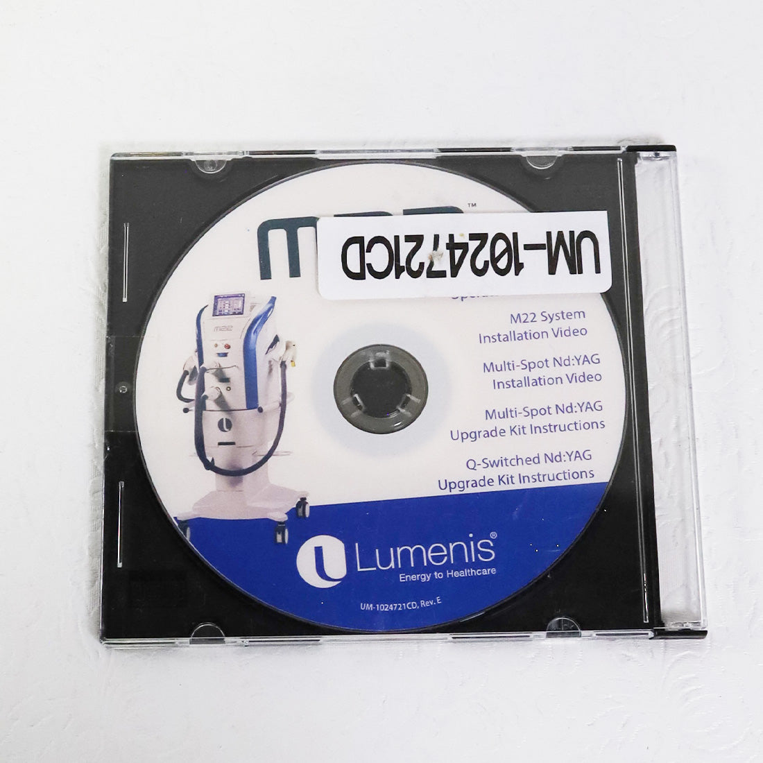 Lumenis M22 IPL Laser Operator User Manuals Digital CD REV E UM-1024721CD