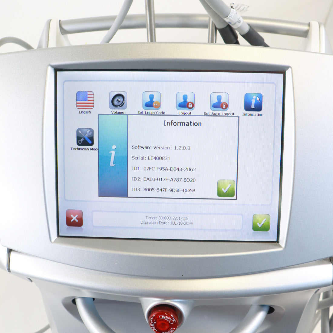 2016 Venus Concept Venus Legacy Radio Frequency System Cellulite Wrinkle Reduce