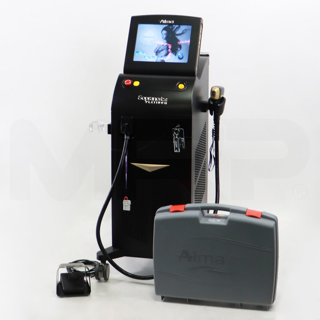 2021 Alma Soprano Ice Platinum Diode Trio HR Hair Removal Device