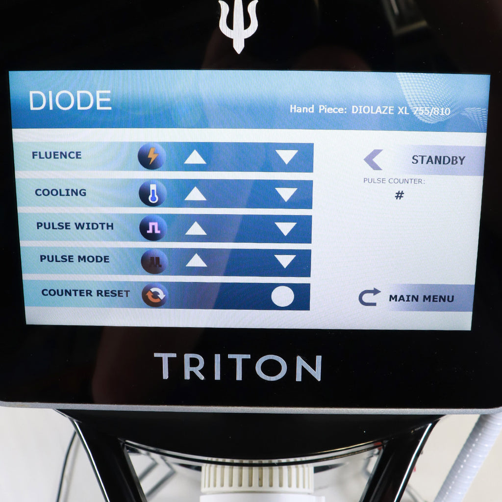 2019 InMode Triton Laser Hair Removal HR 810 1064 nm Diode XL AG606992A
