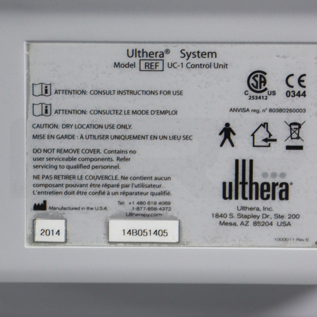 2014 Ulthera DeepSEE Ultherapy Facial Contouring Skin Tightening Device UC-1